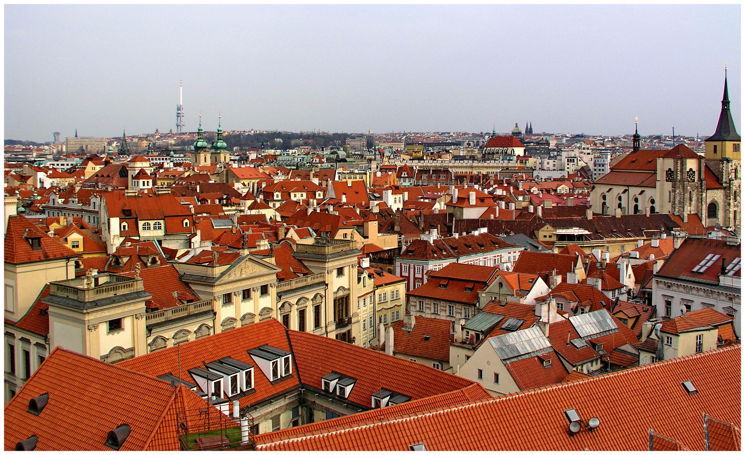 Panorama from a church tower